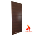 Lacquer wooden door groove vanish fire rated door UL listed fireproof door